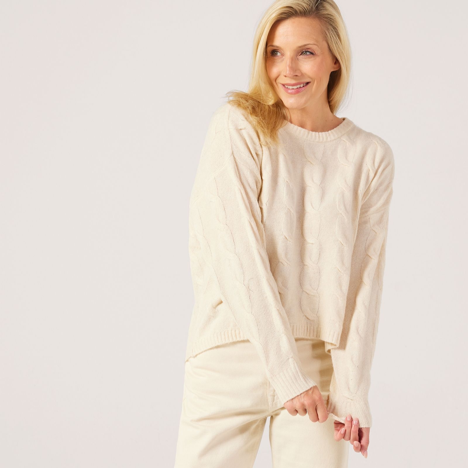 Only Jeanett Cable Knitted Jumper