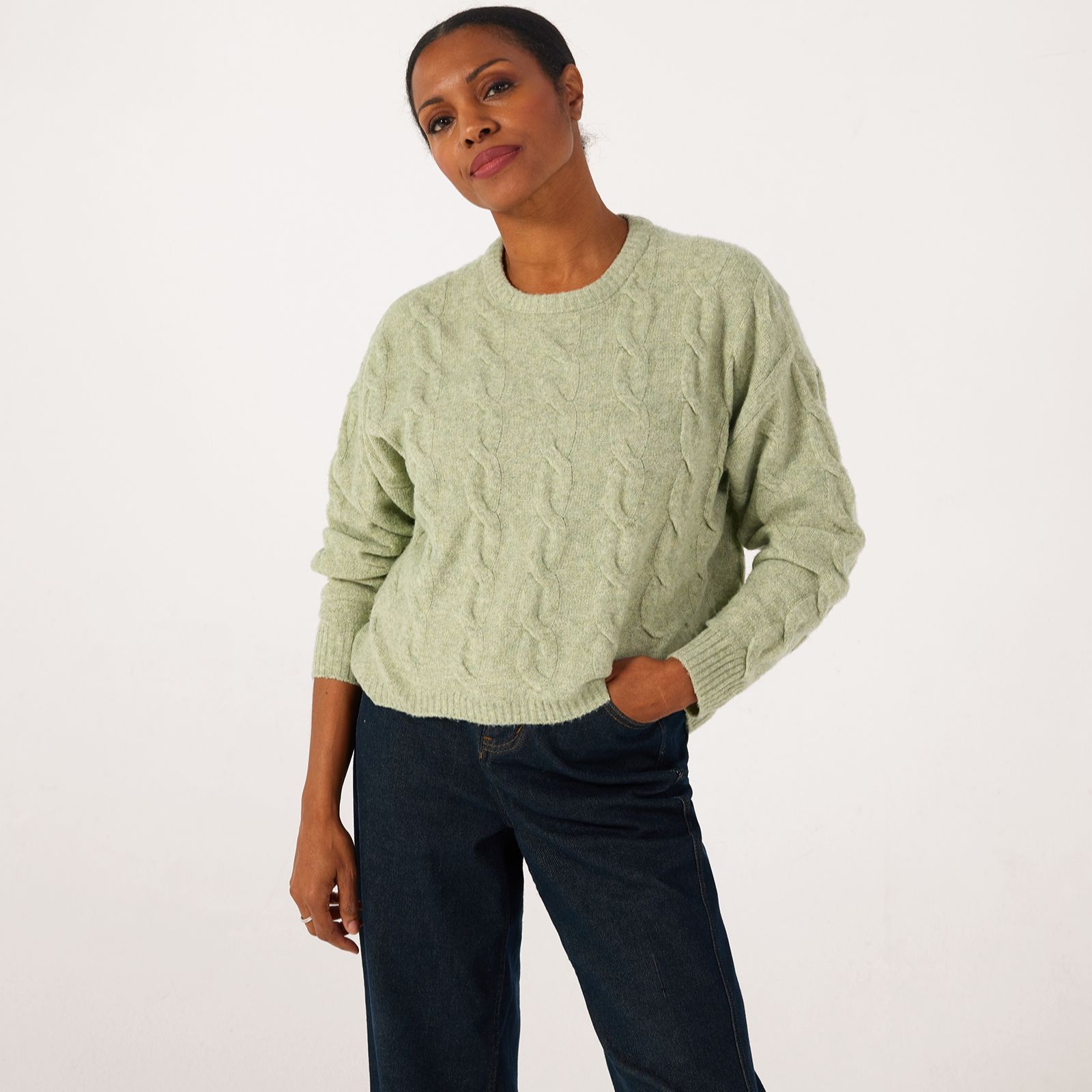 Only Jeanett Cable Knitted Jumper