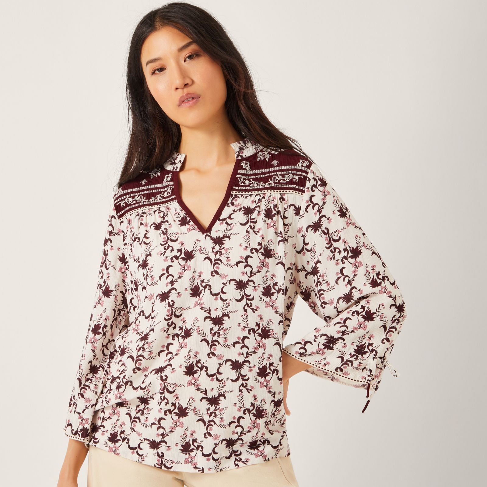 Monsoon Jacqueline Print Top