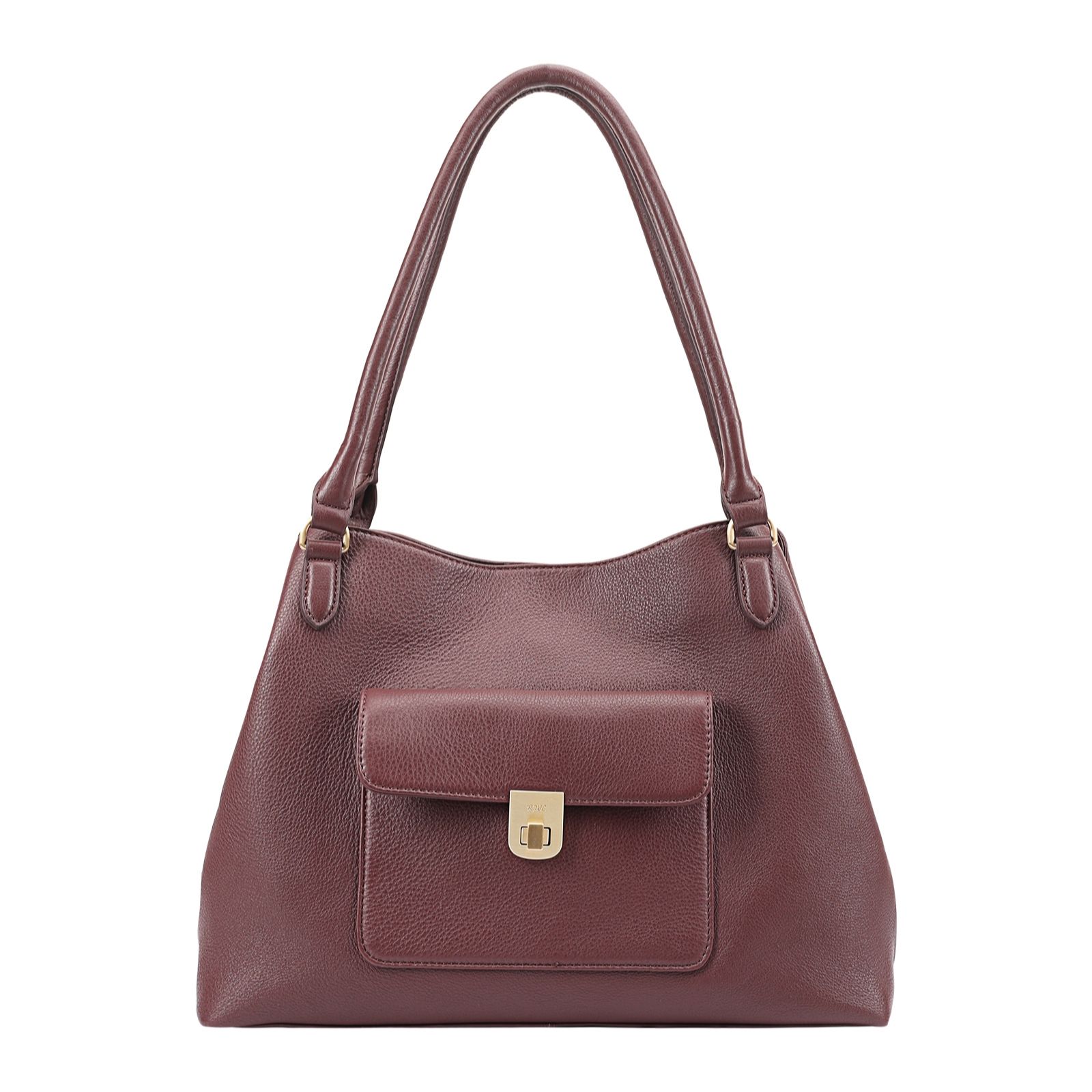 Ruth Langsford Leather Triple-Compartment Shoulder Bag