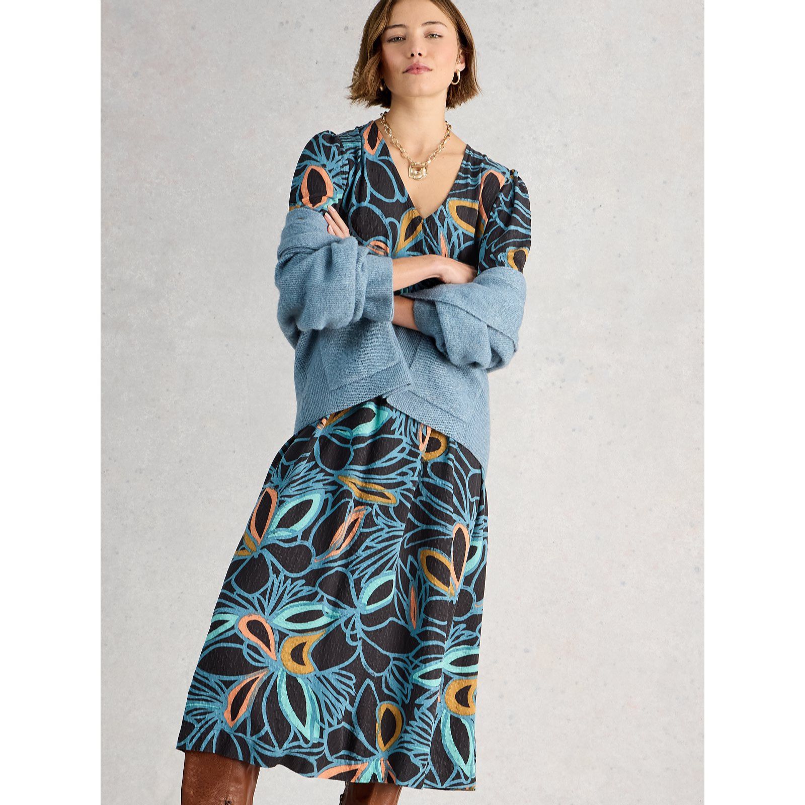 White Stuff Lucy Midi Dress Petite