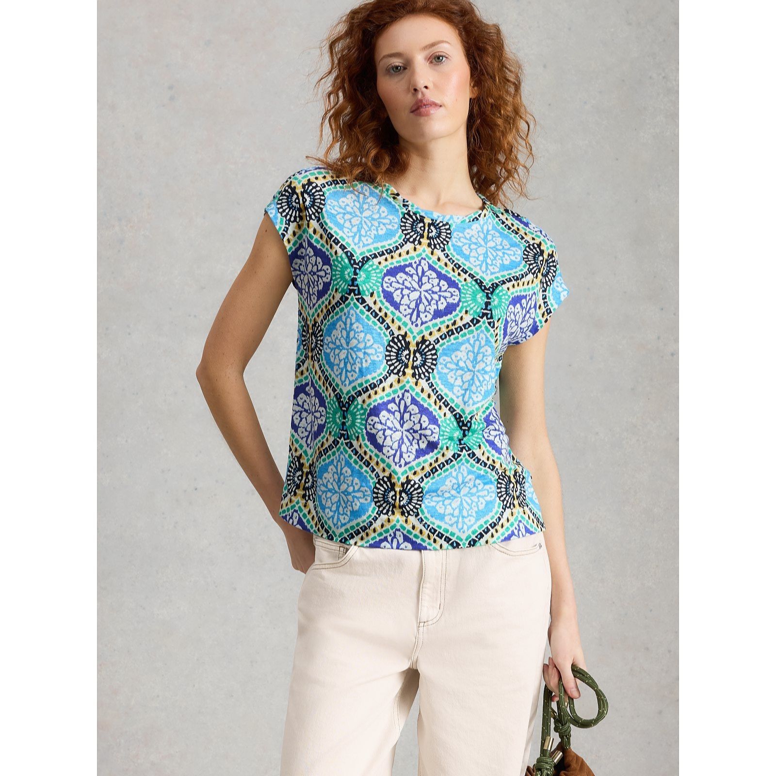 White Stuff Rowan Linen Tee