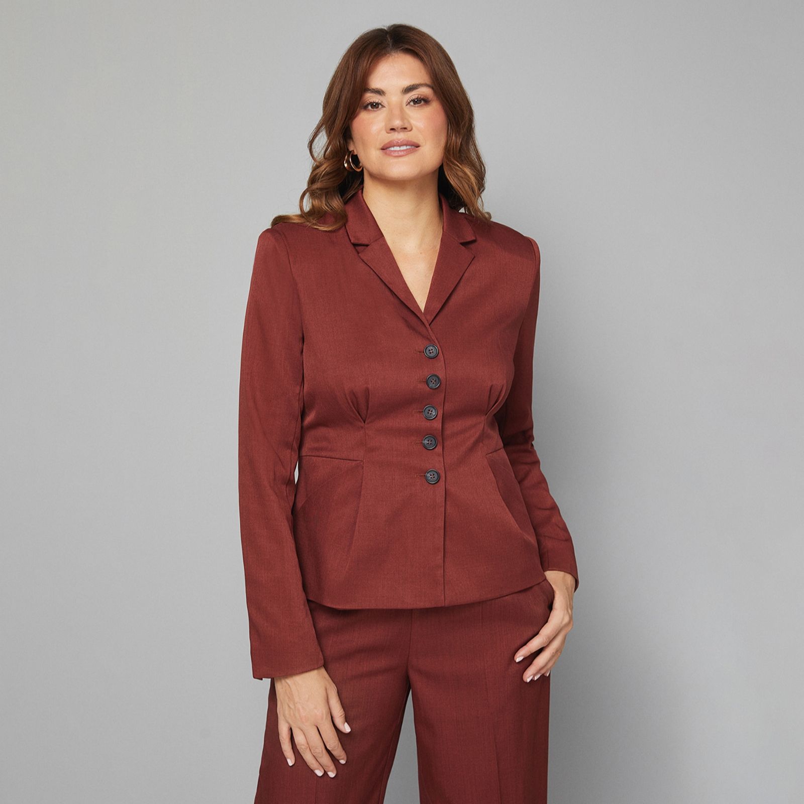 Wallis Pleat Detail Front Button Detail Trouser