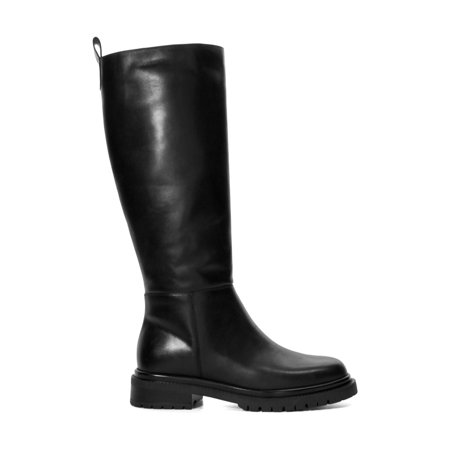 Dune London Tilings Chunky Leather Knee High Boot