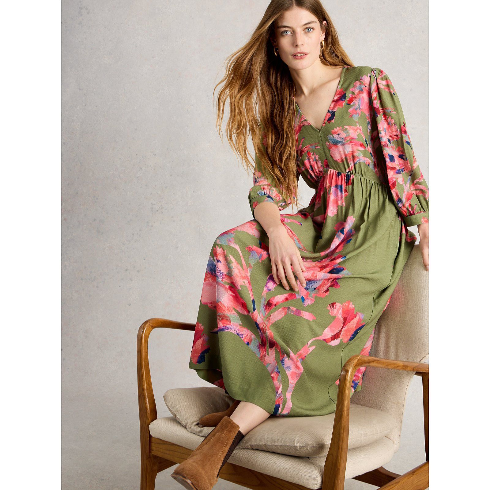 White Stuff Lucy Midi Dress Standard