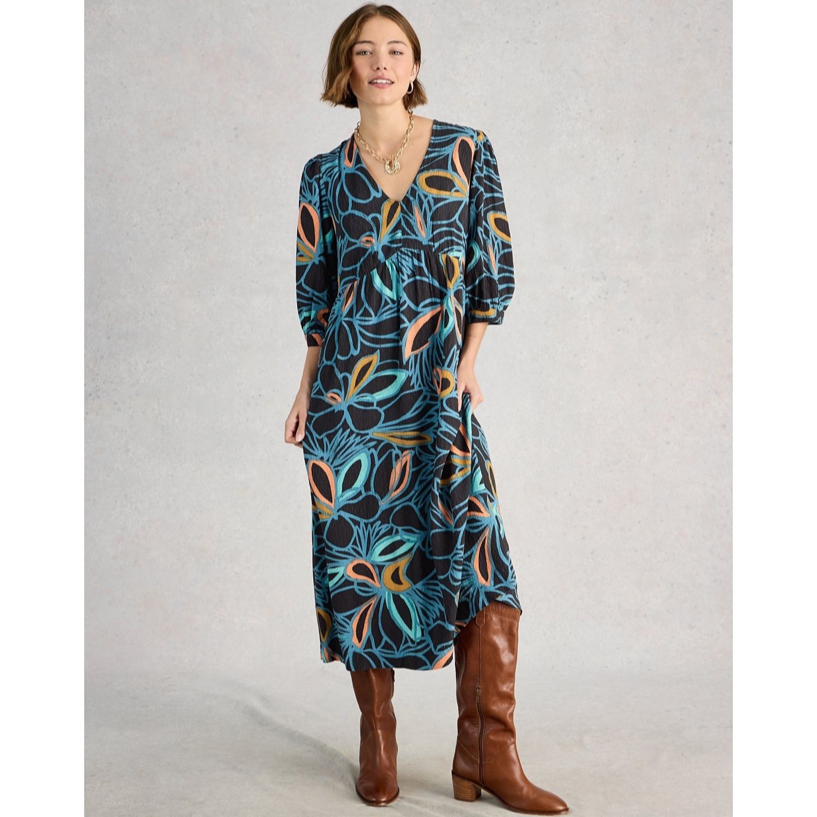 White Stuff Lucy Midi Dress Standard