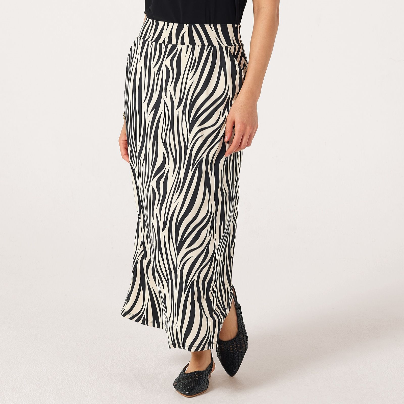Kim & Co Brazil Jersy Maxi Skirt With Pockets