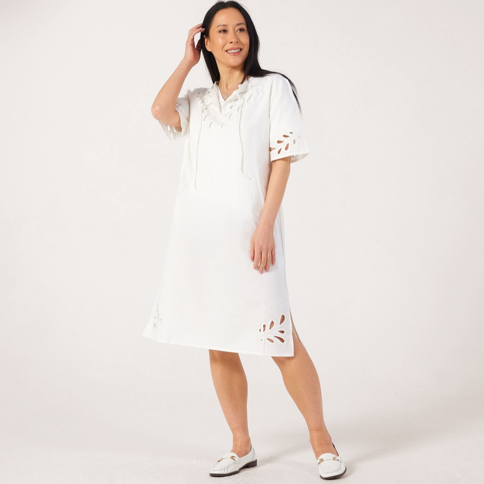 Masai Copenhagen Noretta 100% Cotton Embroided Dress