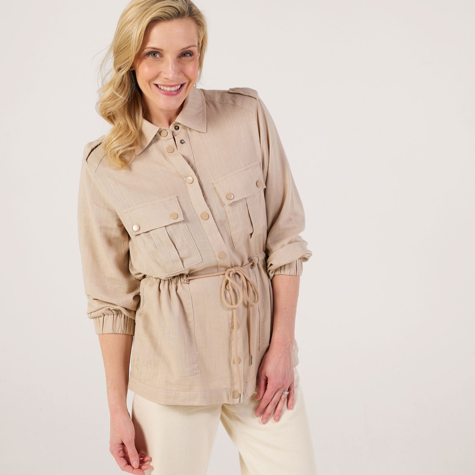 Izabel London Utility Shirt