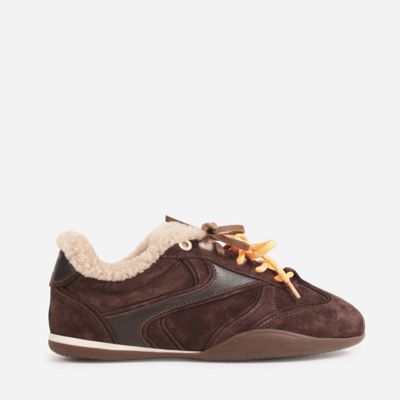 Bronx PARK-ERR Suede Sherpa Trainer