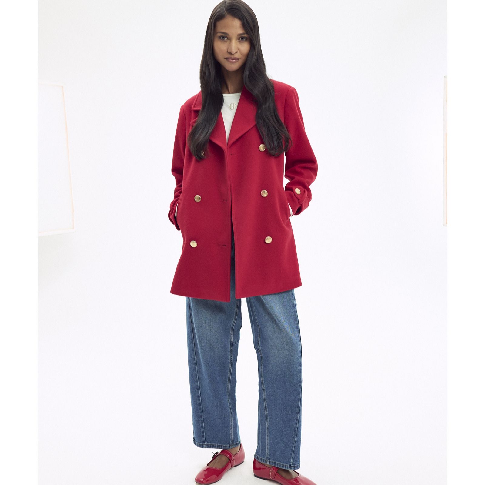 ELLE Get The Look Peacoat