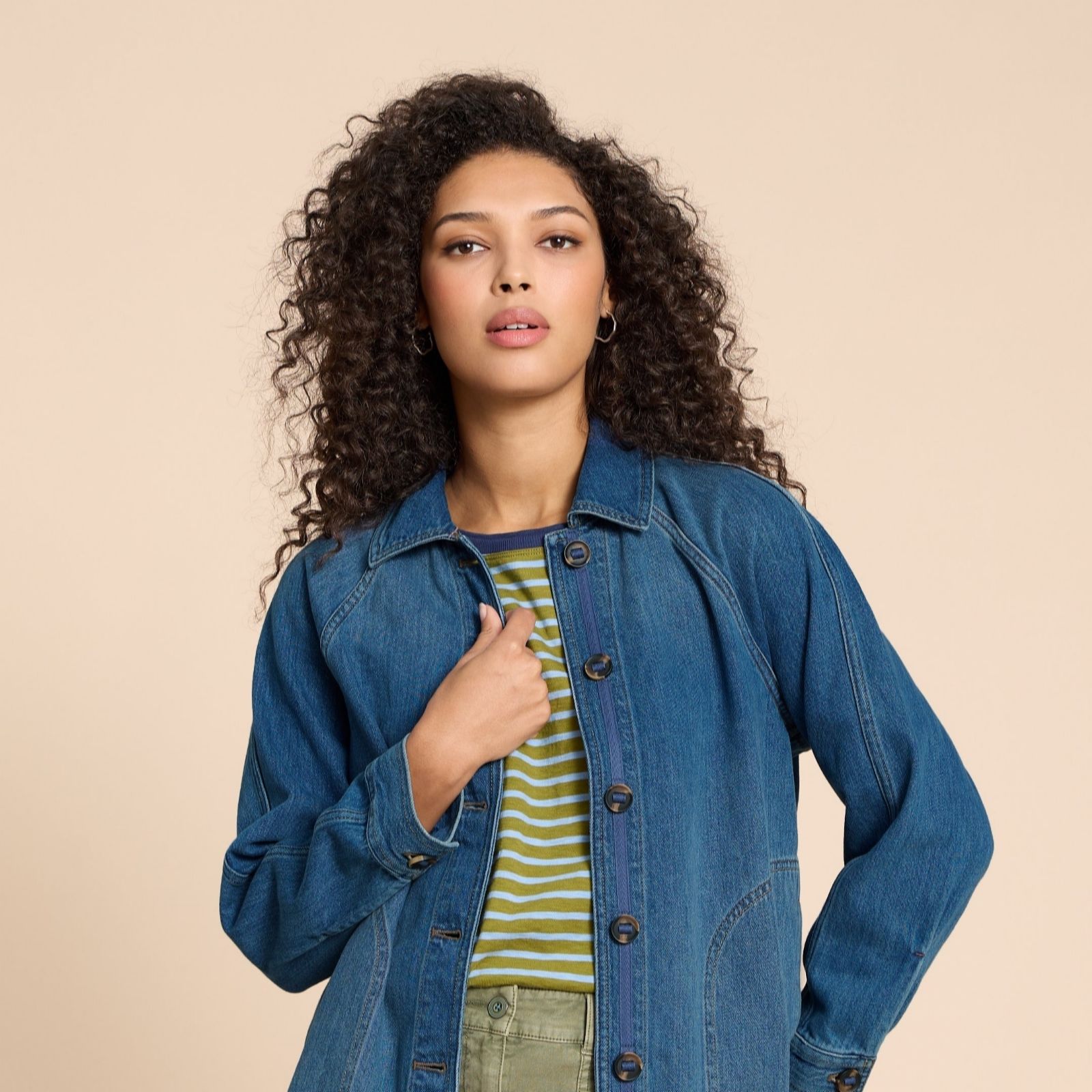 White Stuff Eden Denim Jacket Petite