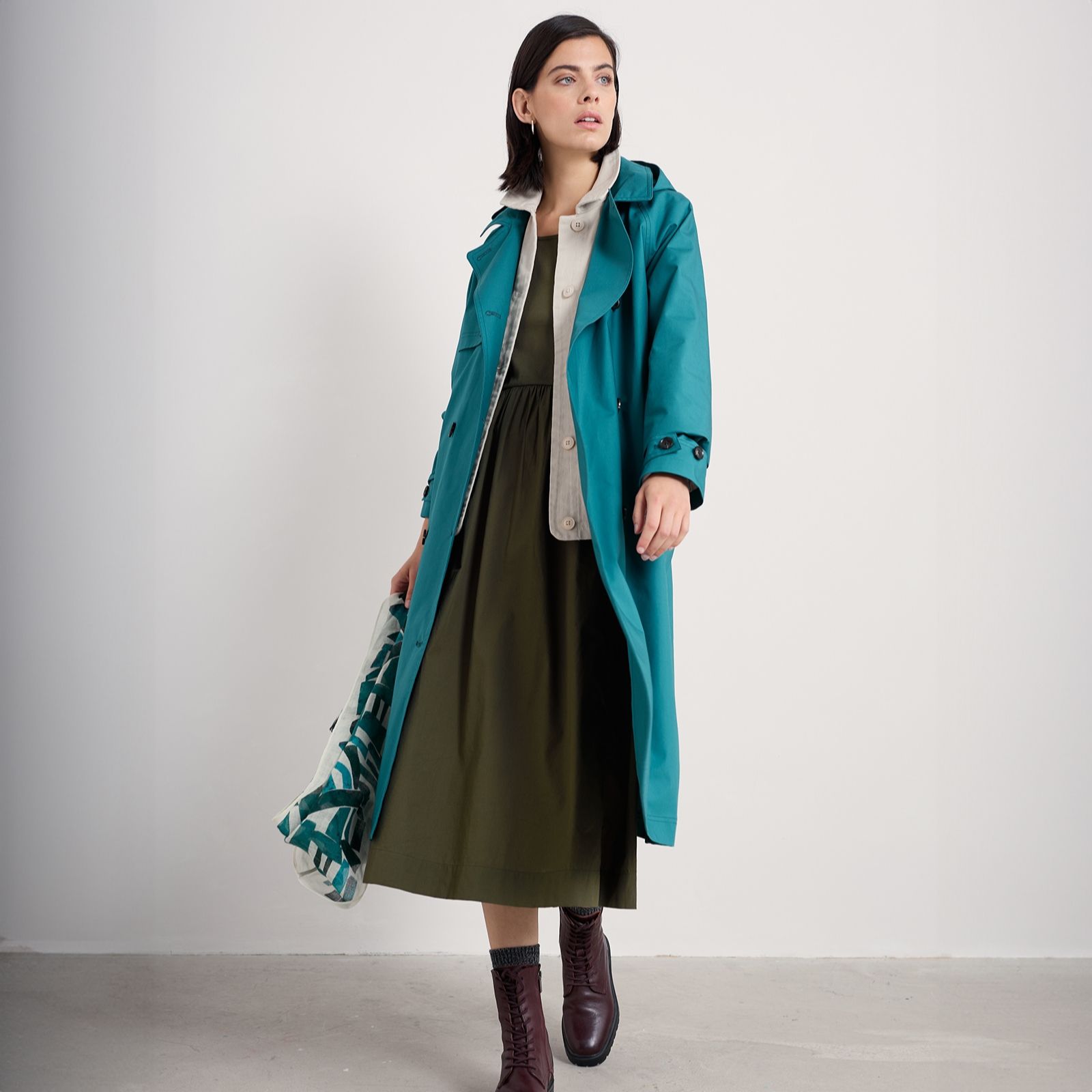 Seasalt Cornwall Penweathers Waterproof Trench Coat