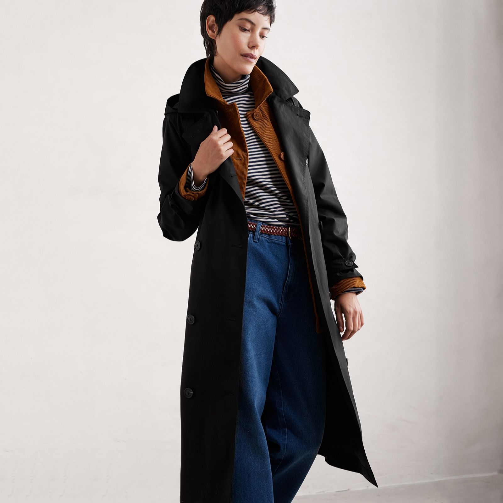 Seasalt Cornwall Penweathers Waterproof Trench Coat