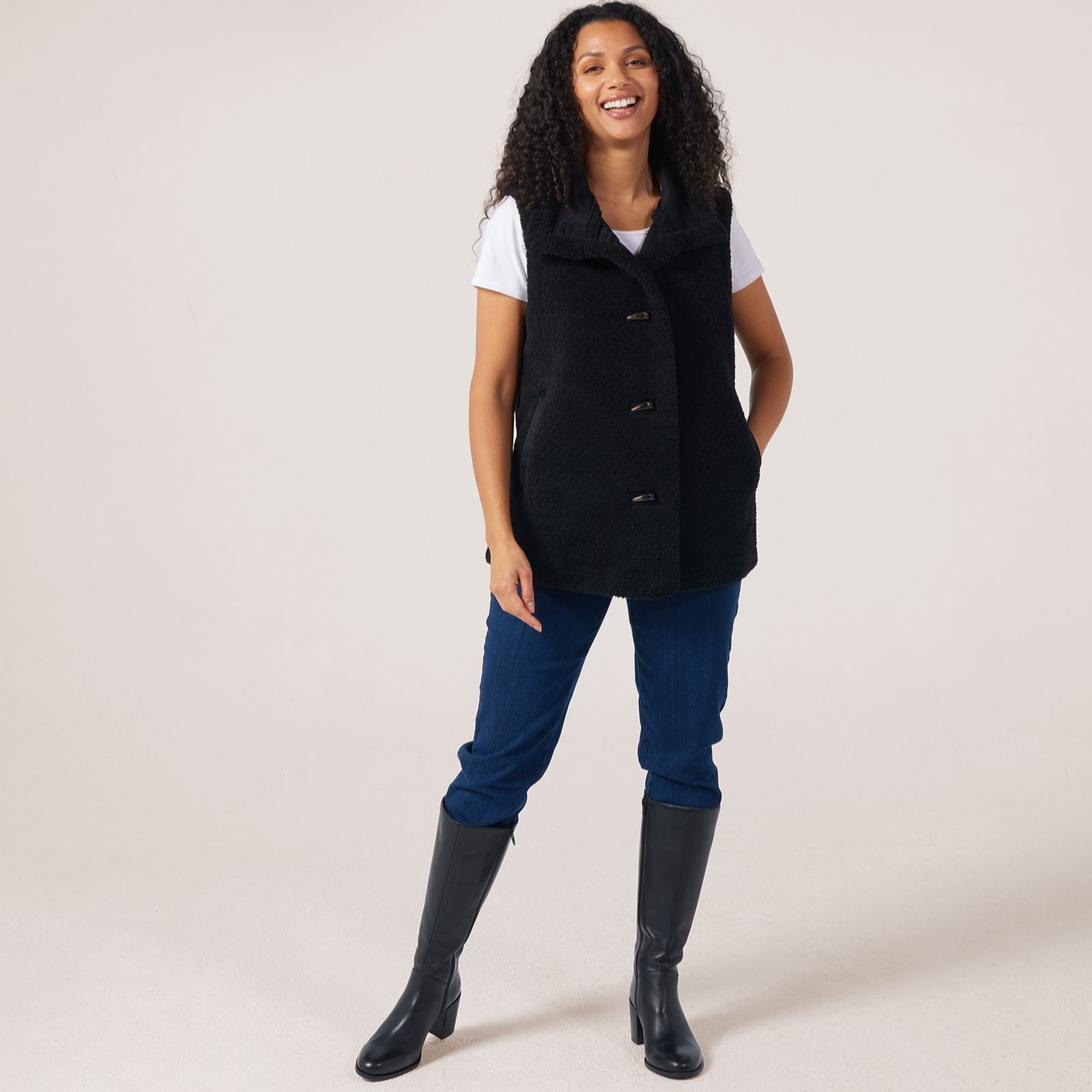 Centigrade Borg Bonded Gilet