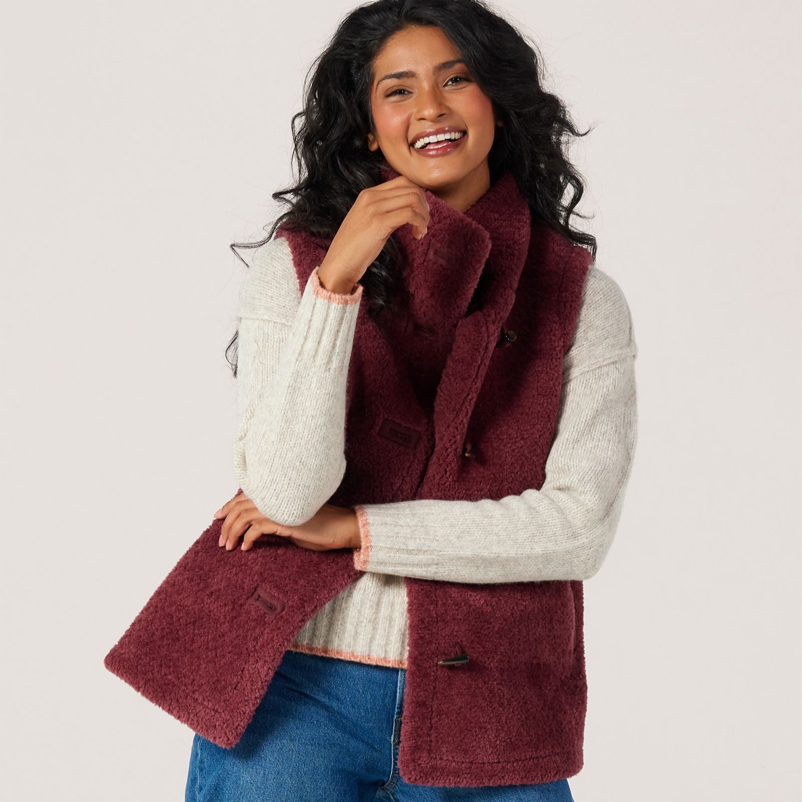 Centigrade Borg Bonded Gilet