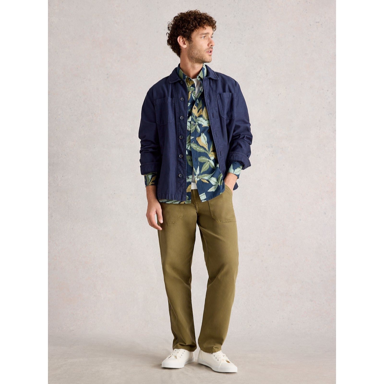White Stuff Men's Finsbury Print Shirt