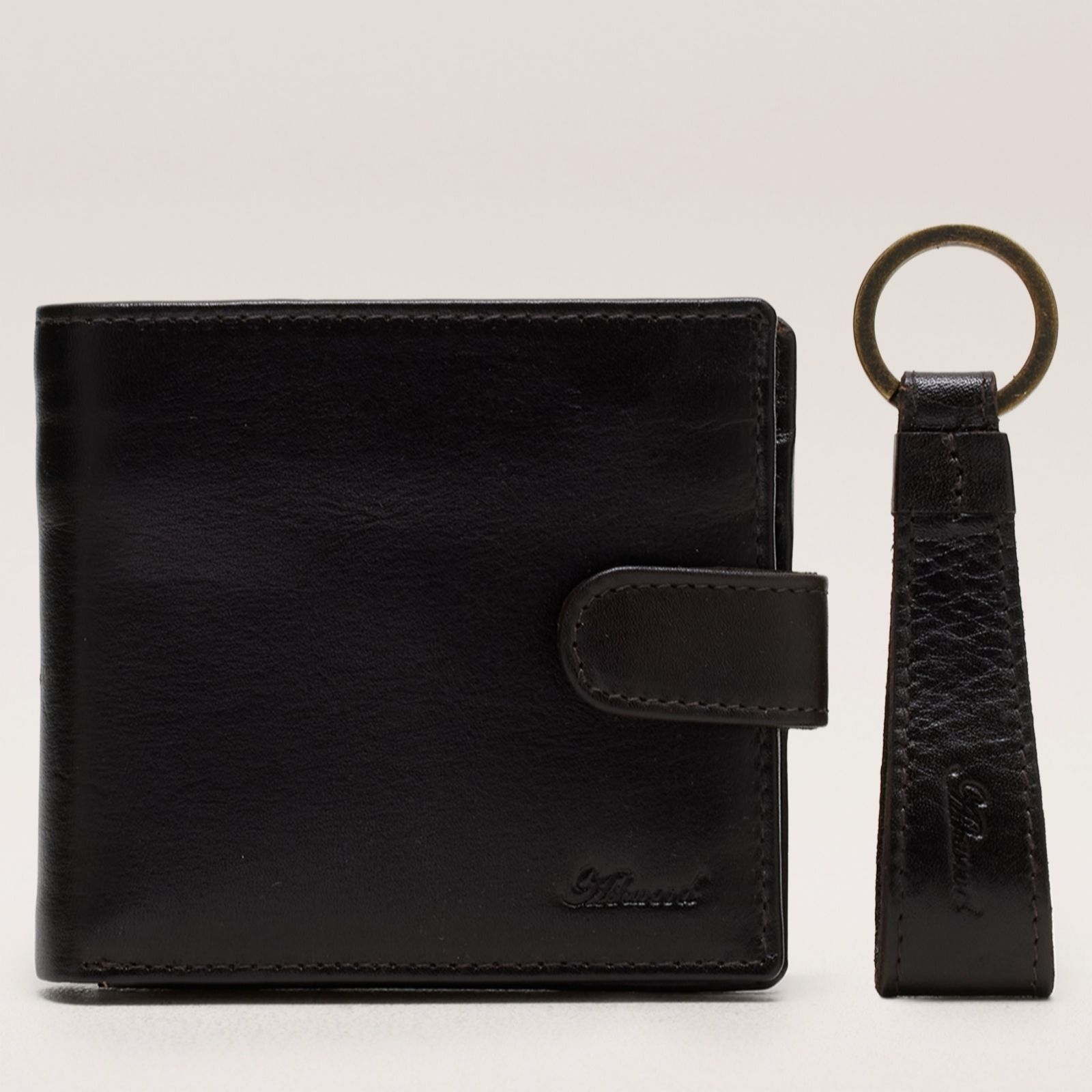 Ashwood Leather Boxed Men's Wallet Set