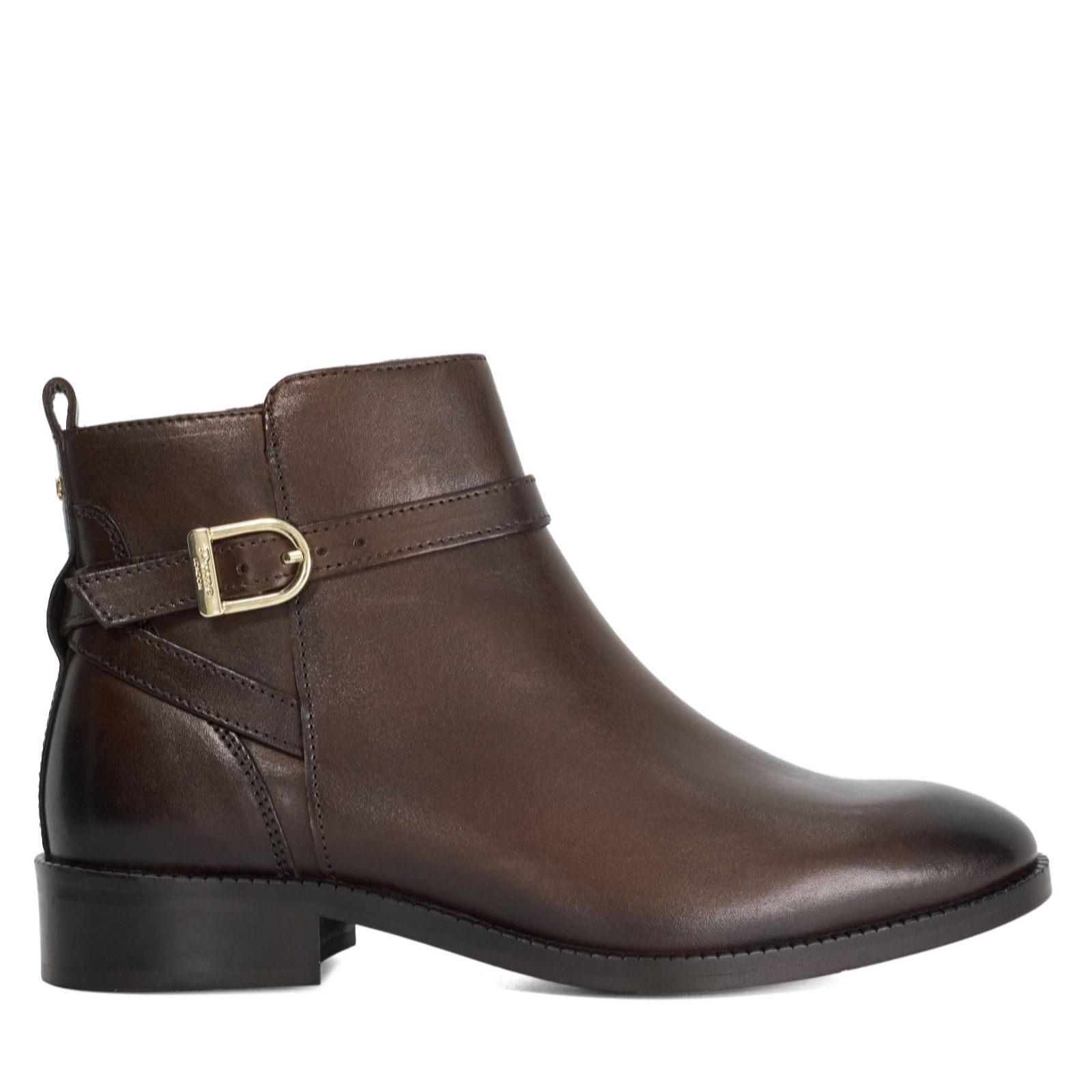 Dune London Pemma Leather Ankle Boots