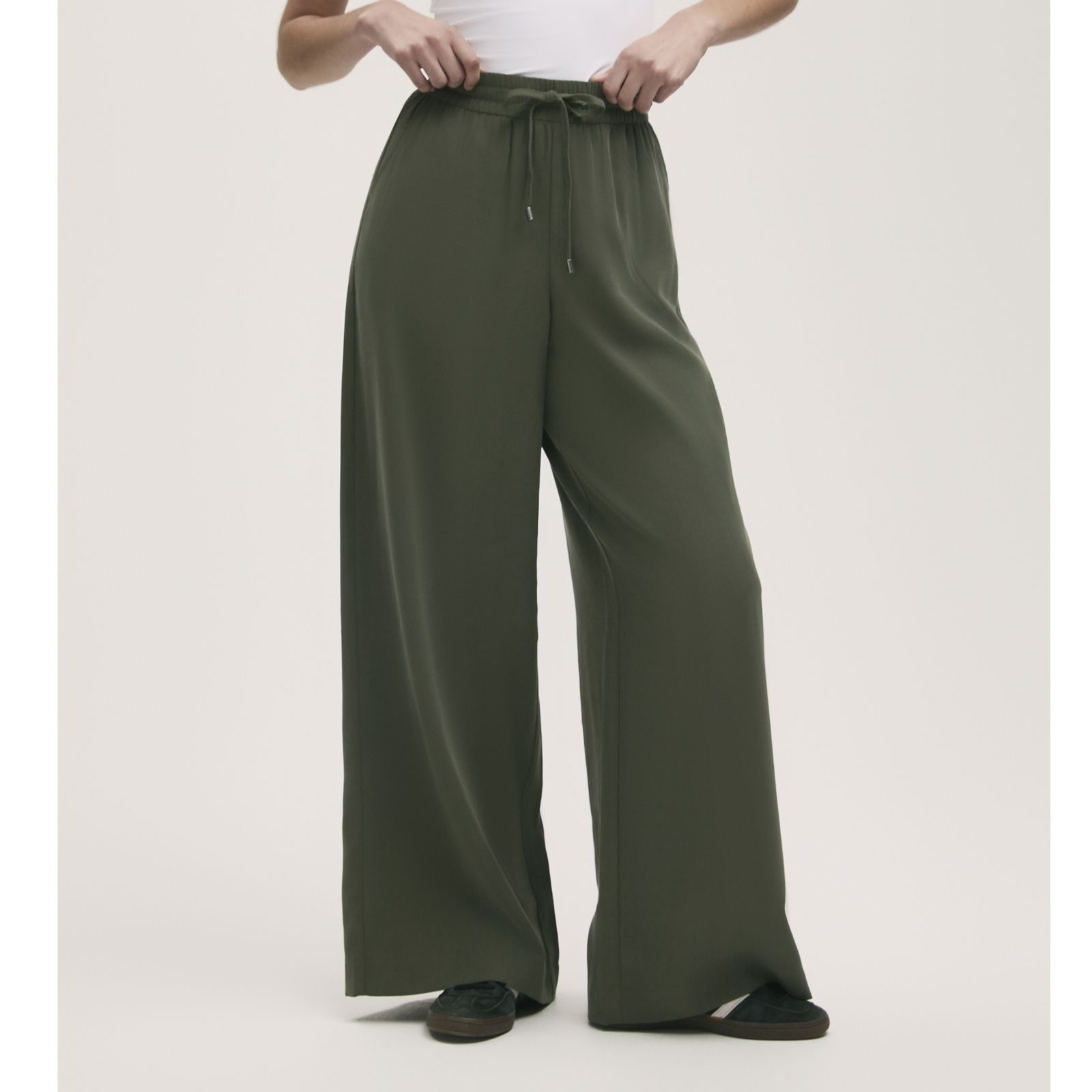 Finery London Dixie Rayon Trouser with Stretch Waist Standard
