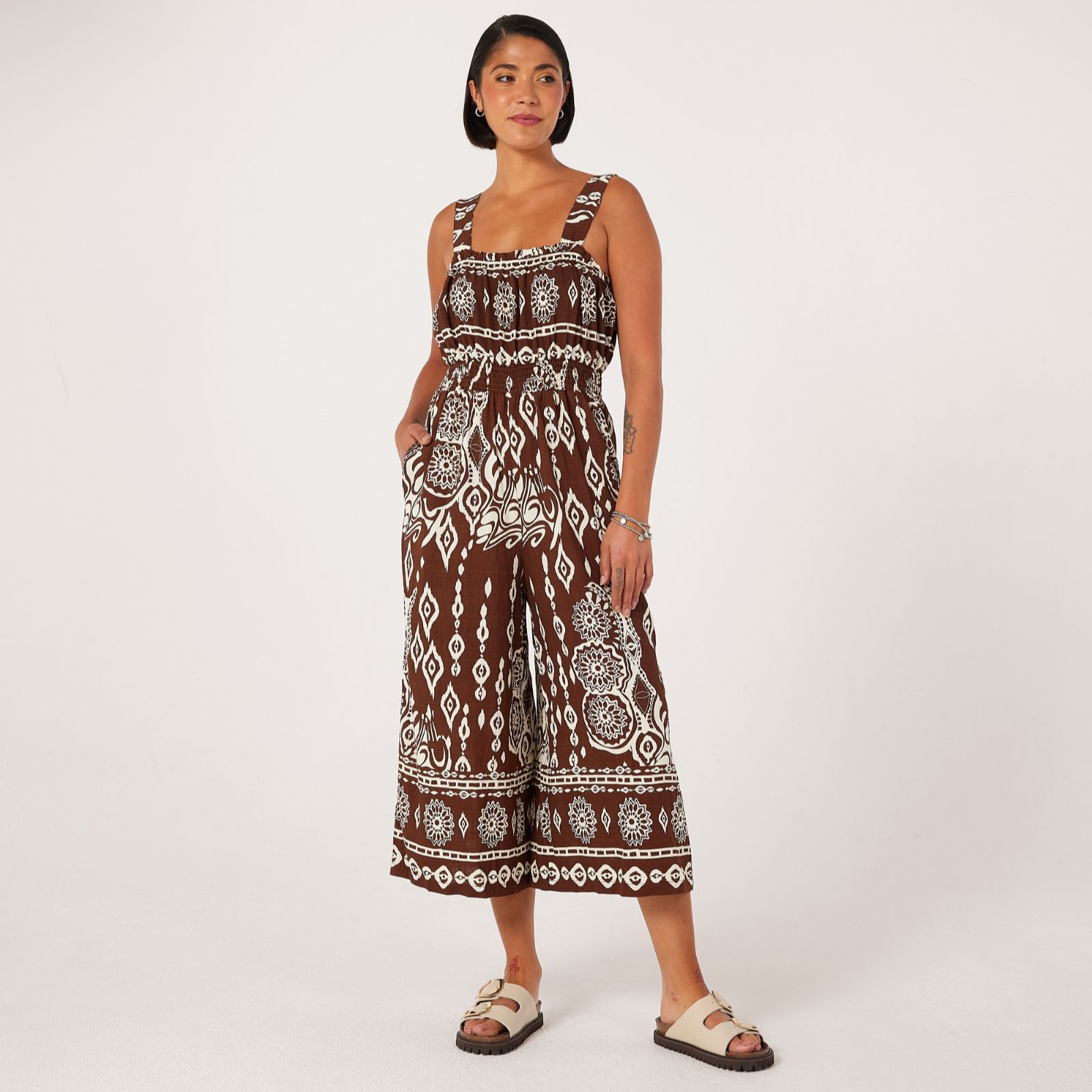 Izabel London Printed Jumpsuit