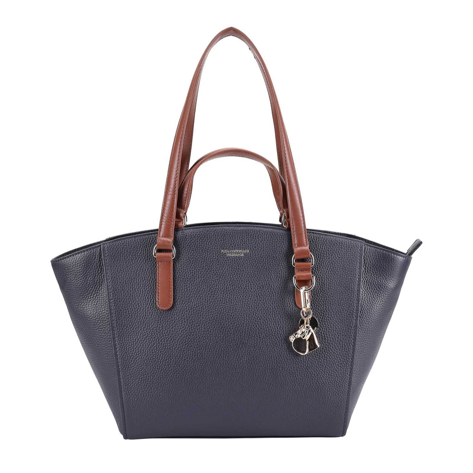 Paul Costelloe Dressage Dual Strap Leather Tote Bag
