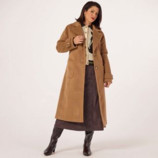 Helene Berman x Katy Wrap Full Length Coat