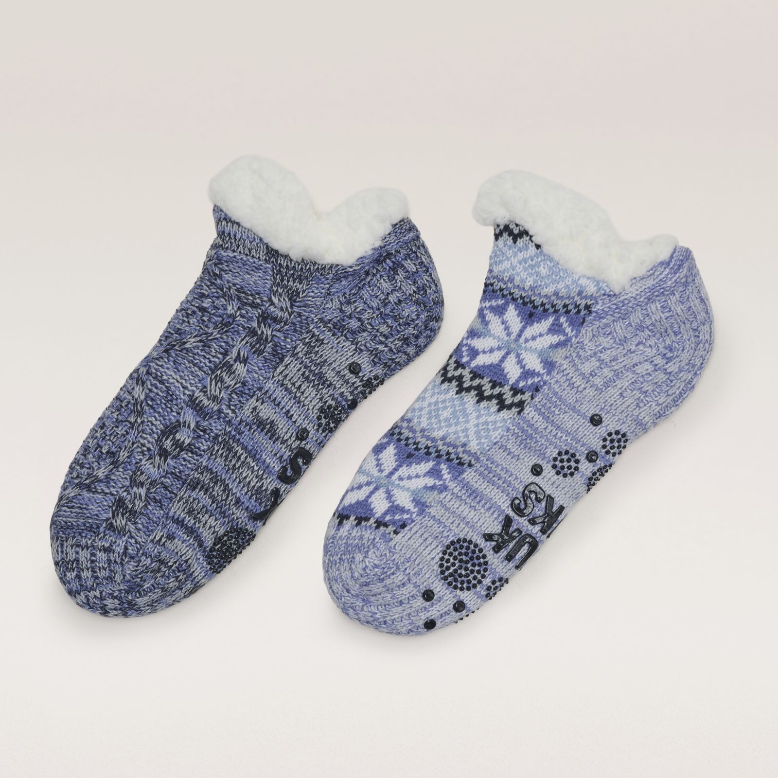 Muk Luks 2 Pair Pack Shortie Cabin Socks