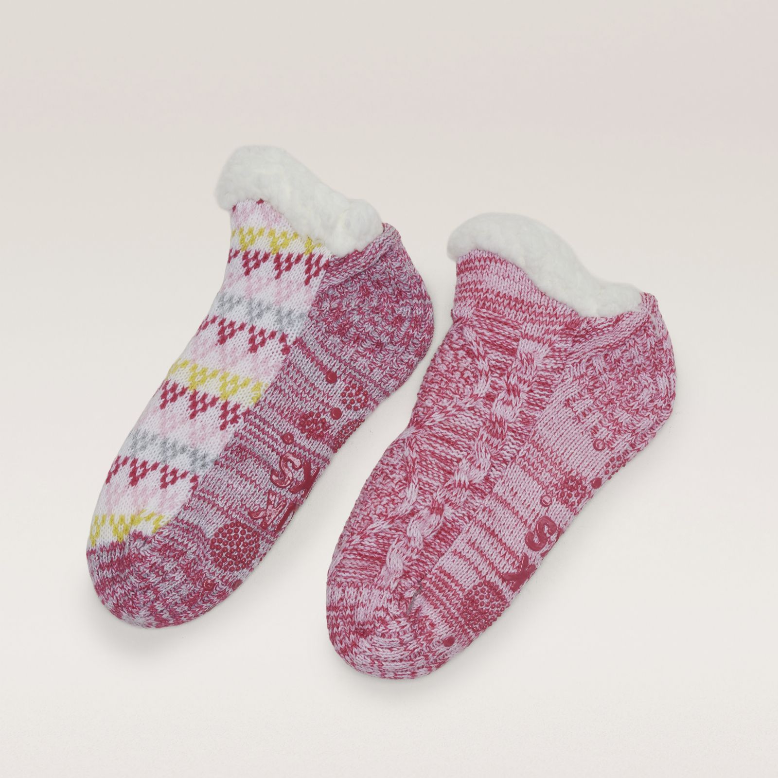Muk Luks 2 Pair Pack Shortie Cabin Socks