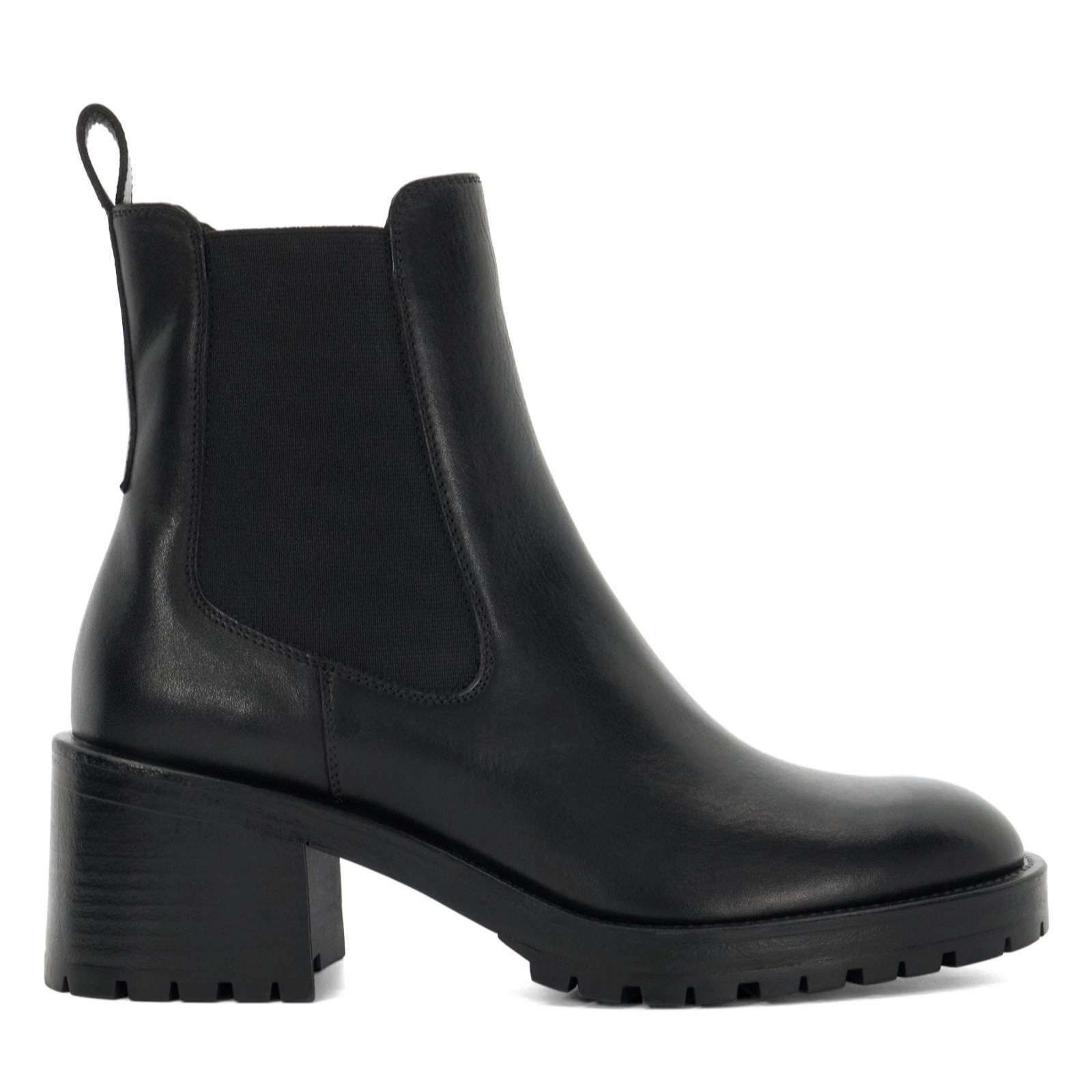 Dune London Positivity Chunky Leather Chelsea Boots