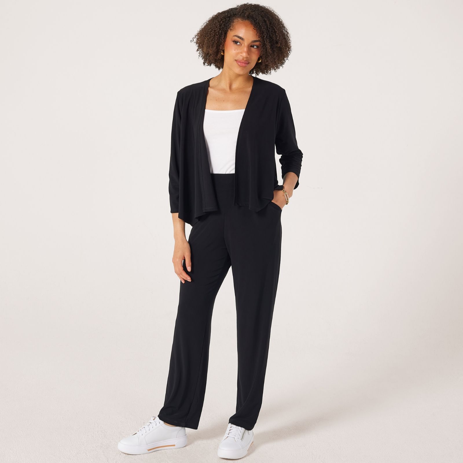 Kim & Co Deluxe Brazil Narrow Petite Trousers with Pockets