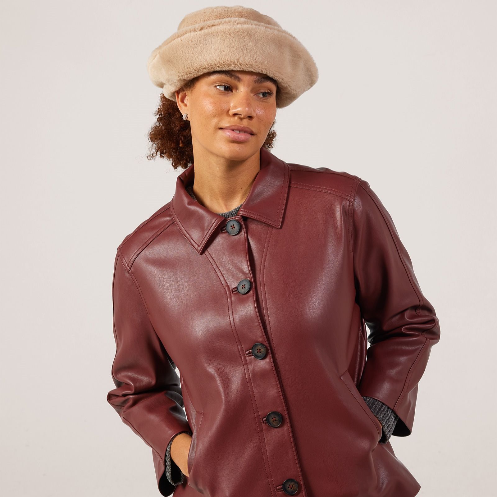 Helene Berman Super Soft Italian Faux Fur Hat