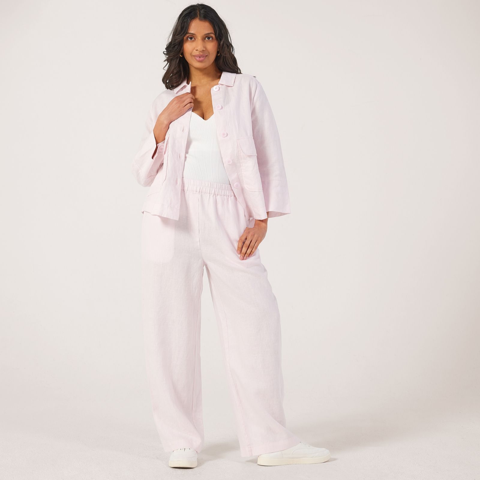 Masai Copenhagen Parino 100% Linen Wide Leg Trouser