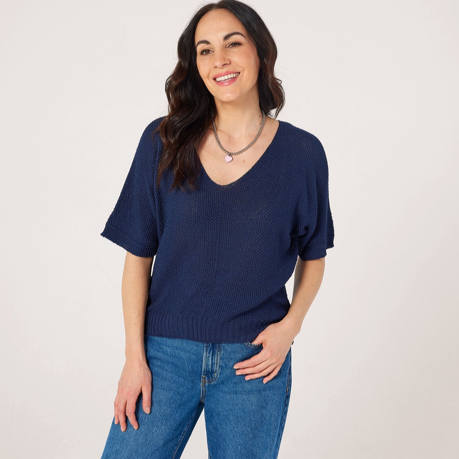 Izabel London Semi-Sheer Jumper