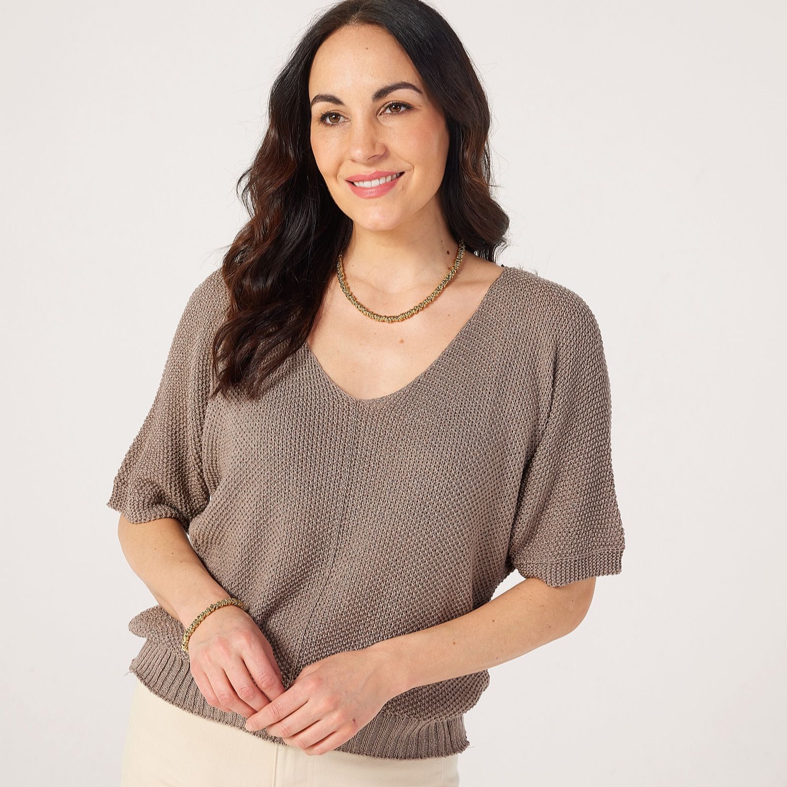 Izabel London Semi-Sheer Jumper