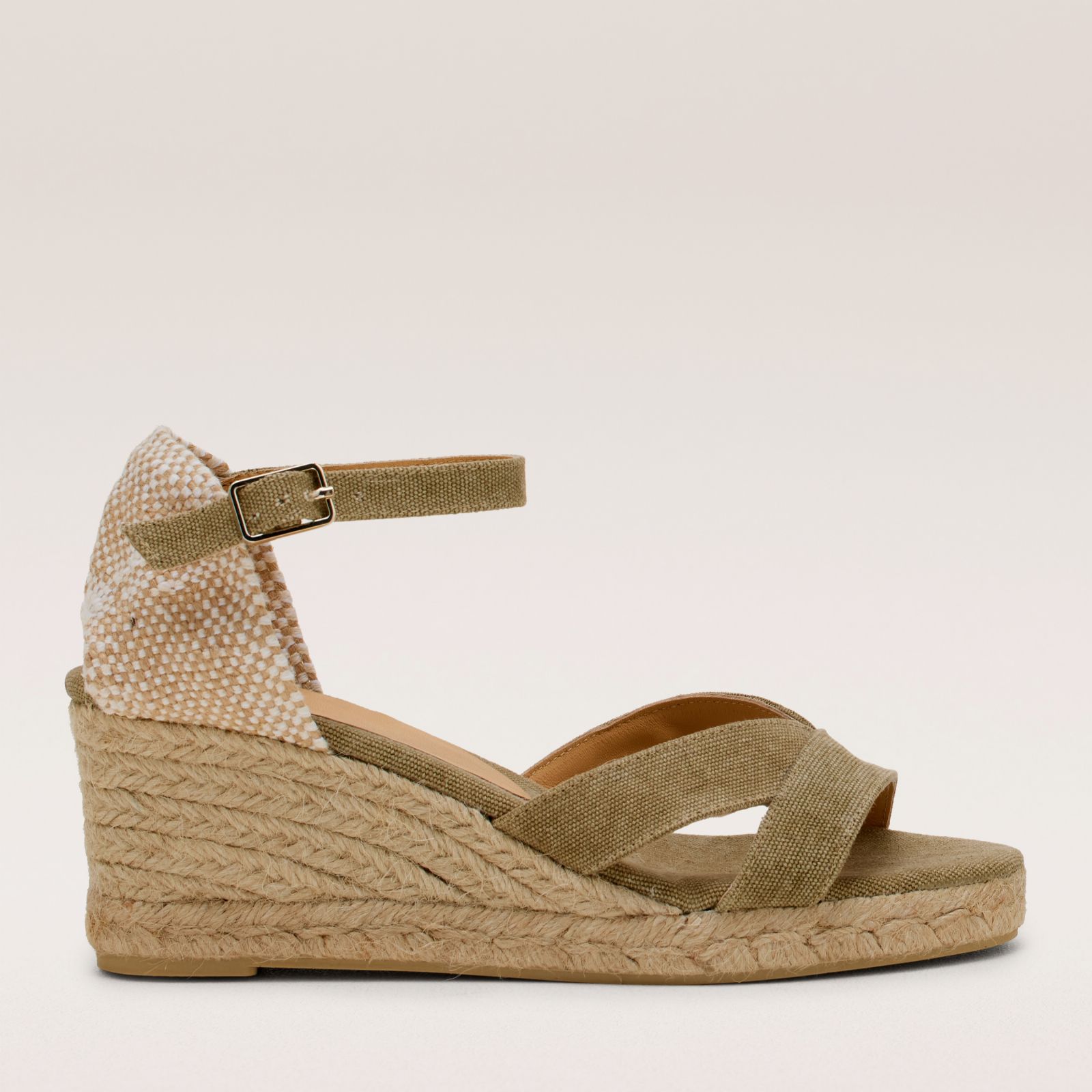 Castaner Bruna Organic Canvas Wedge Sandal