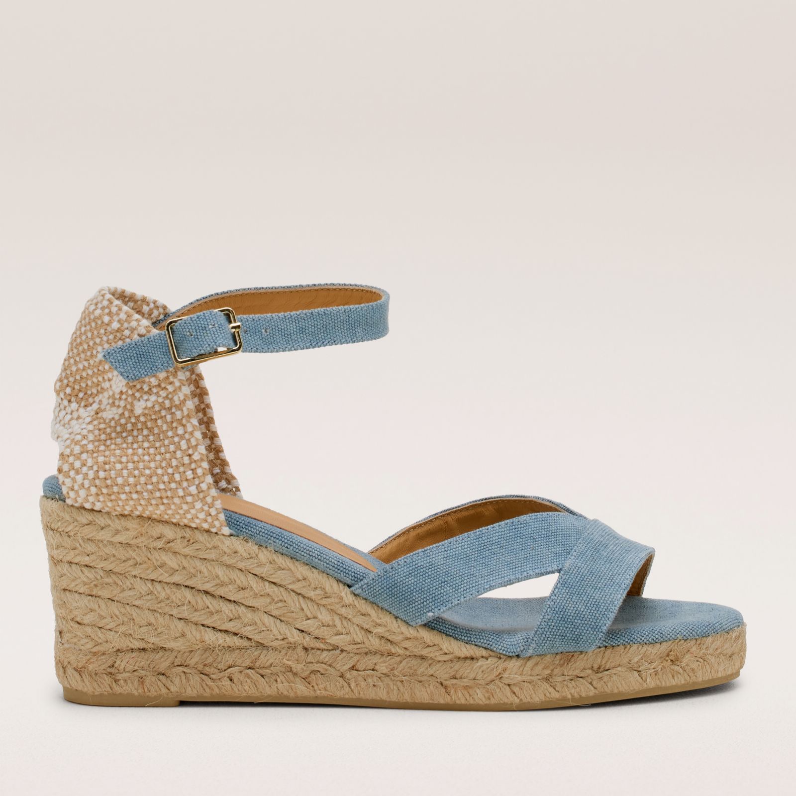 Castaner Bruna Organic Canvas Wedge Sandal