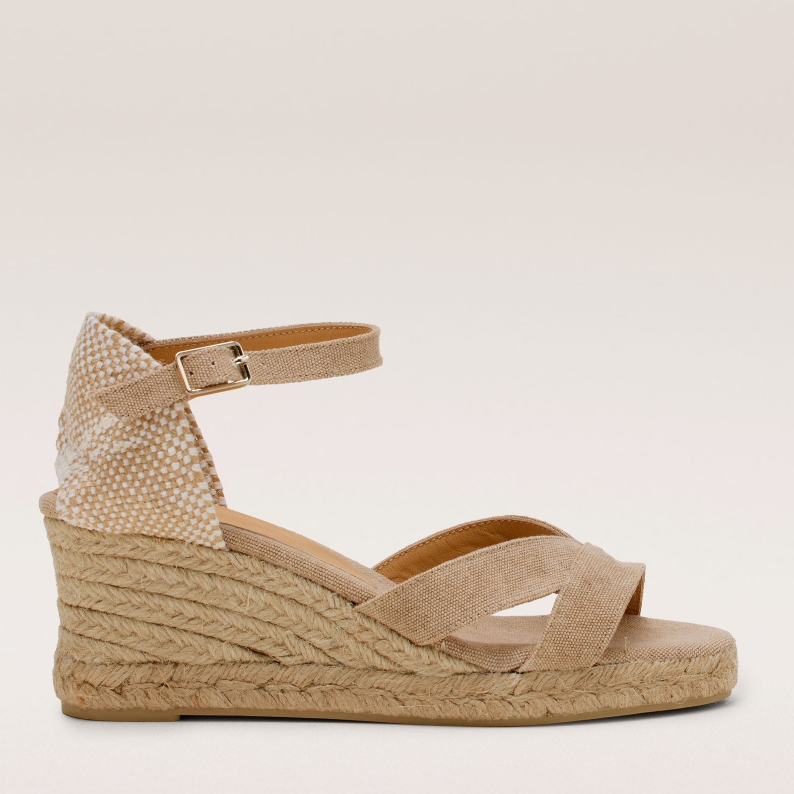Castaner Bruna Organic Canvas Wedge Sandal