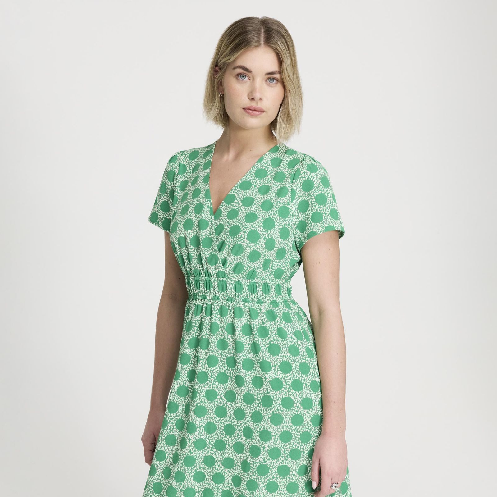 Finery London Deena Printed Midi Dress Petite