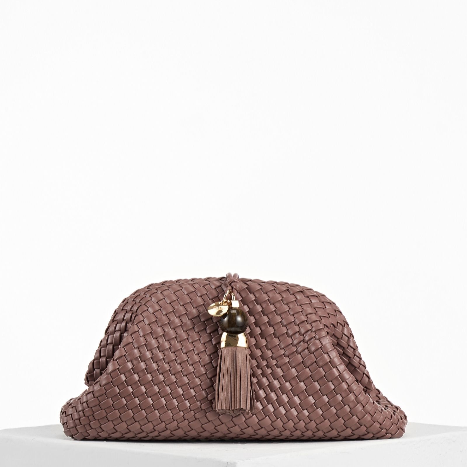 Outlet Luella Grey Indigo Woven Clutch