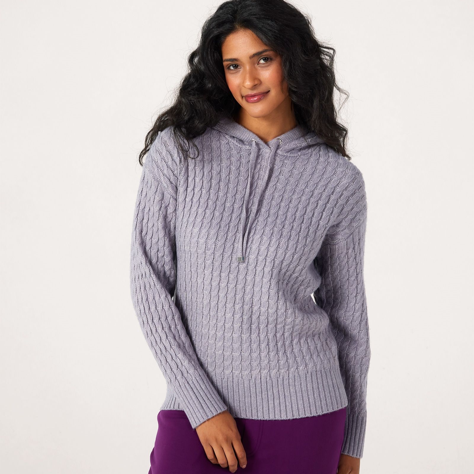 Ruth Langsford Cable Hooded Jumper
