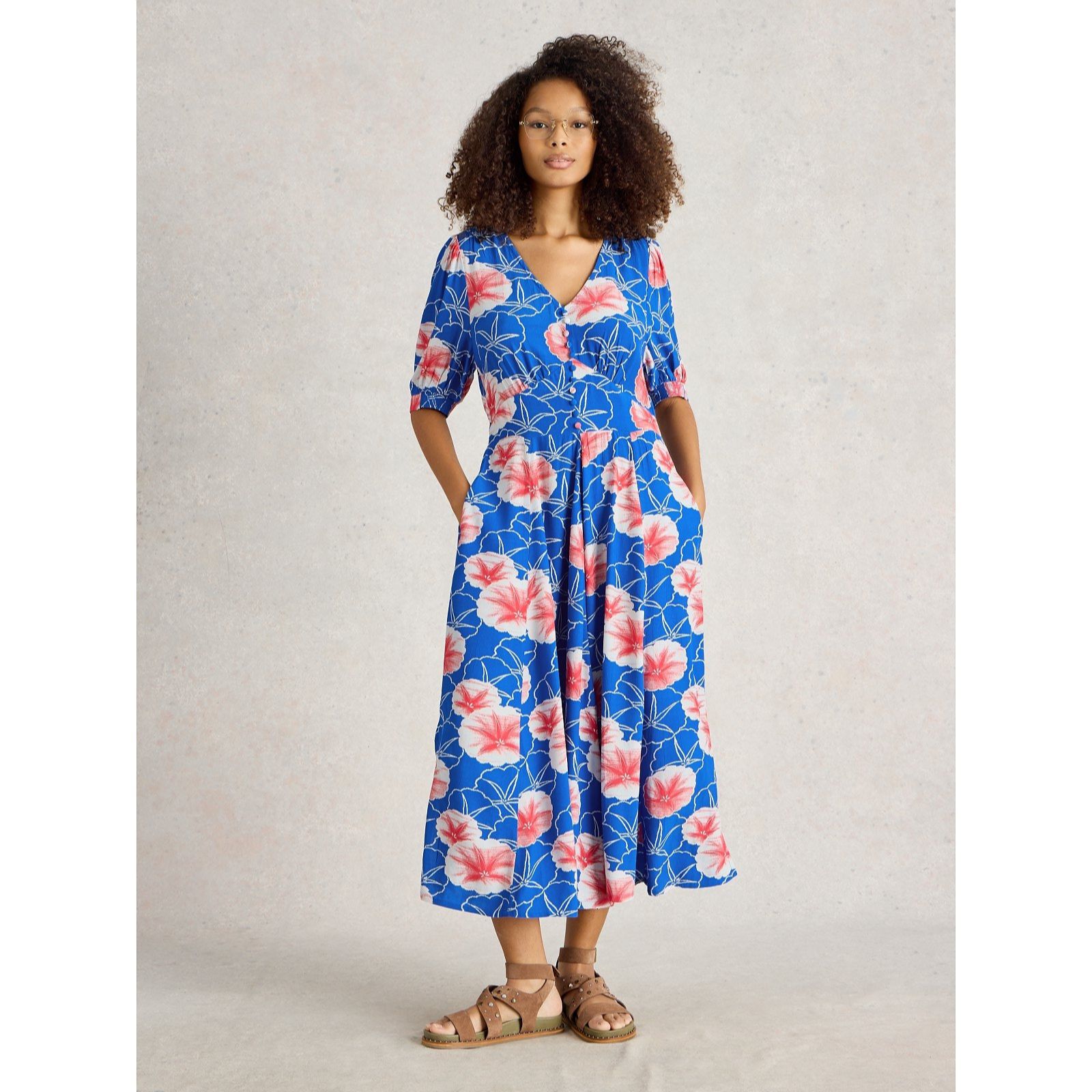 White Stuff Hazel Bias Cut Dress