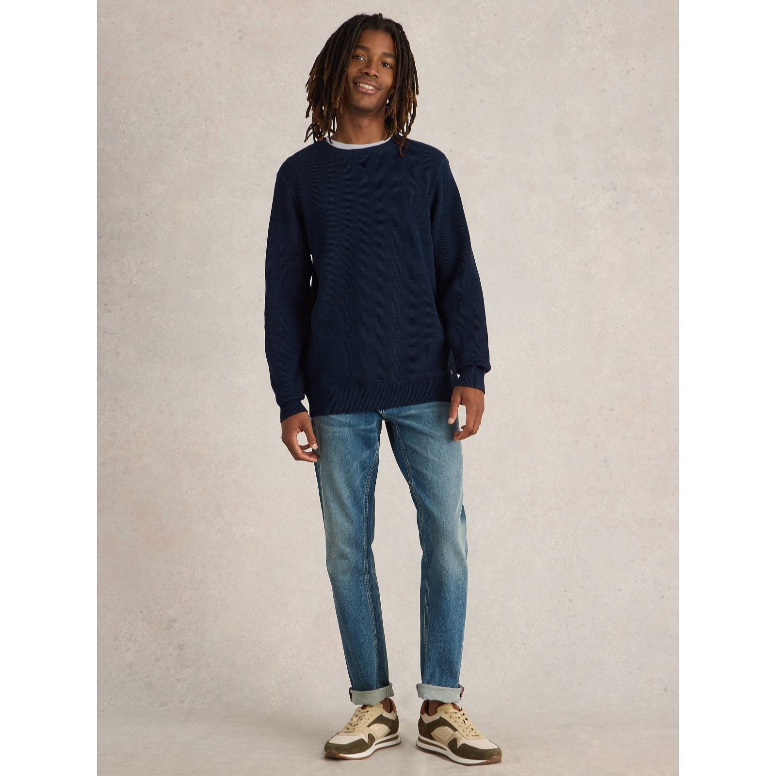 White Stuff Men's Attadale Crew Neck Jumper