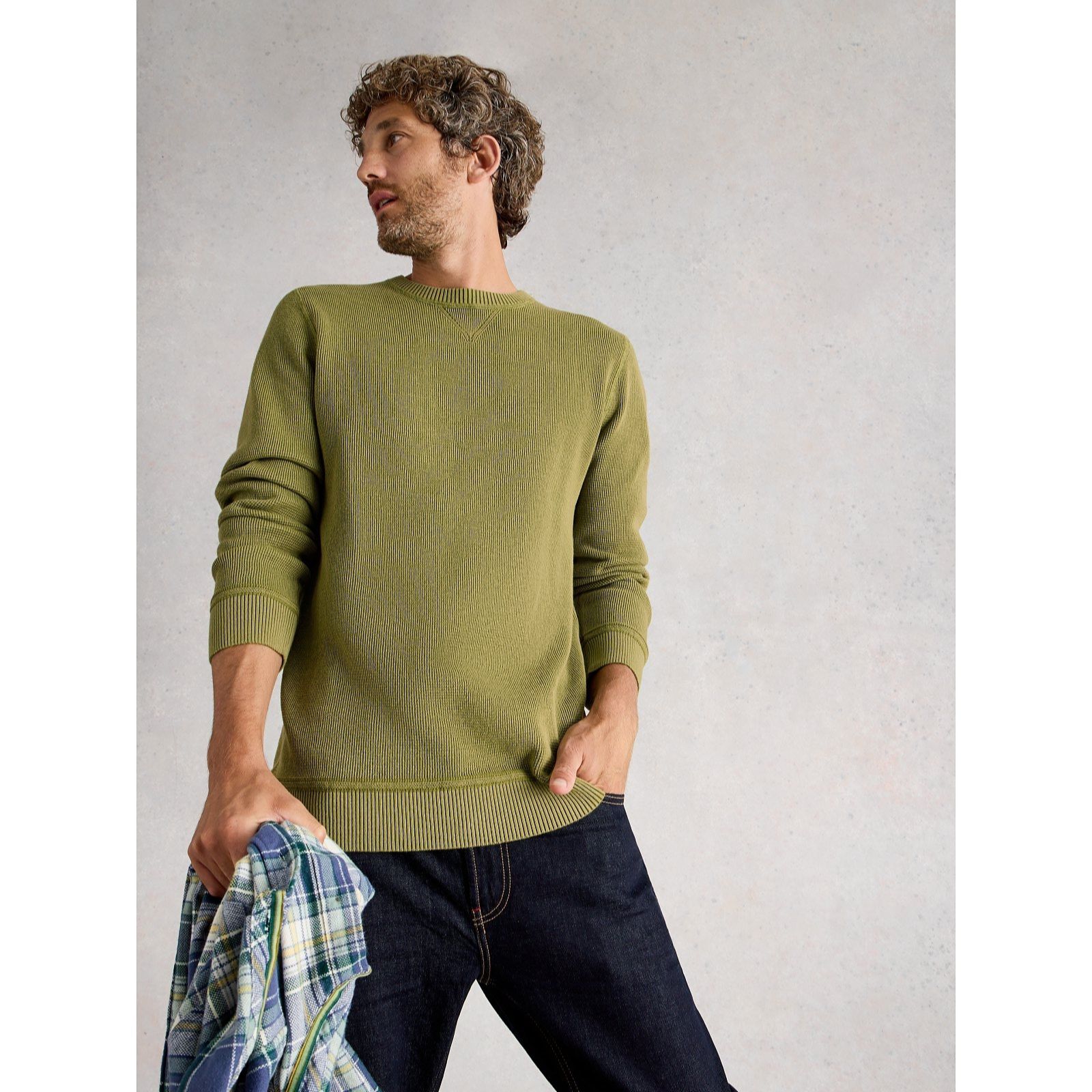 White Stuff Men's Attadale Crew Neck Jumper