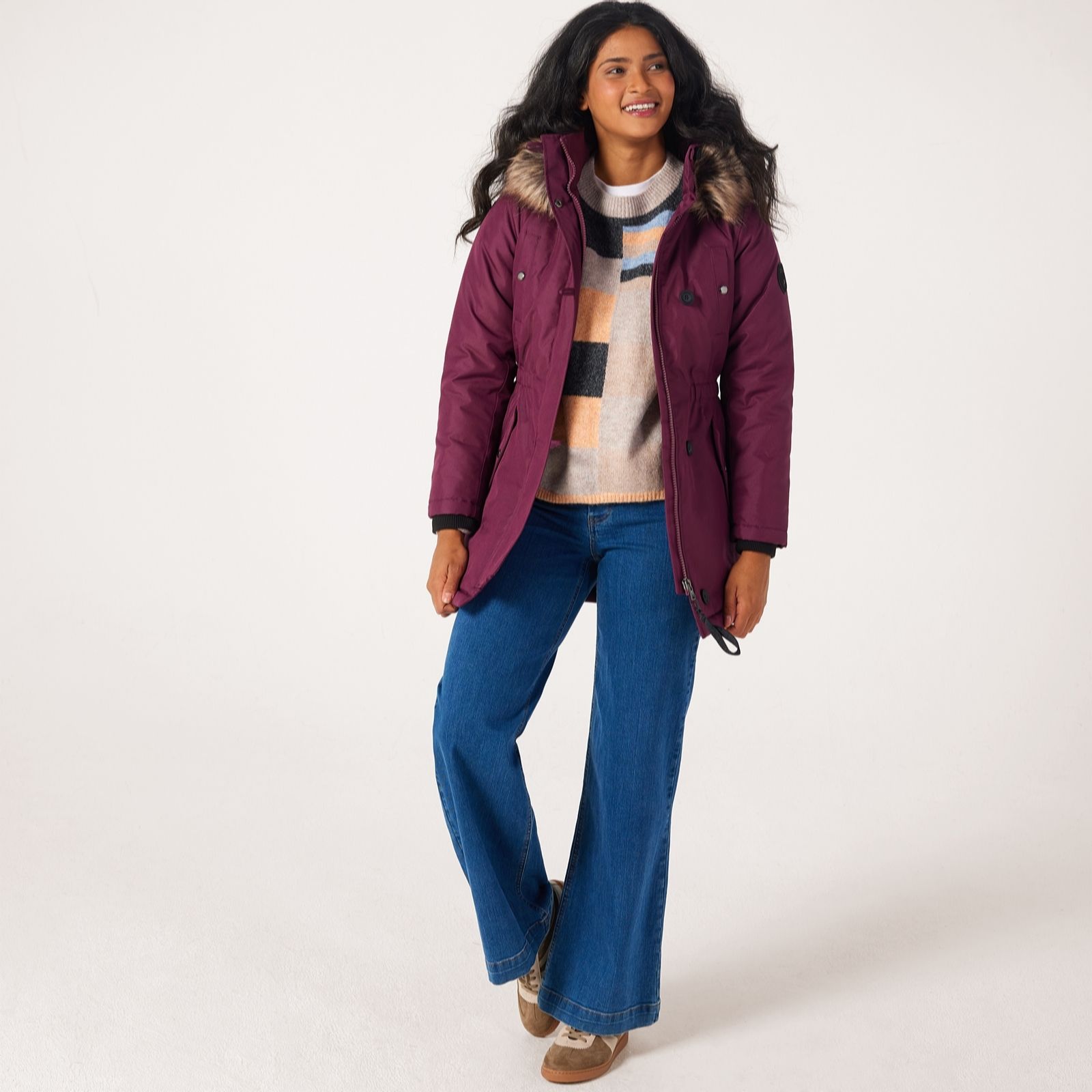 Only Iris Fur Winter Parka Coat