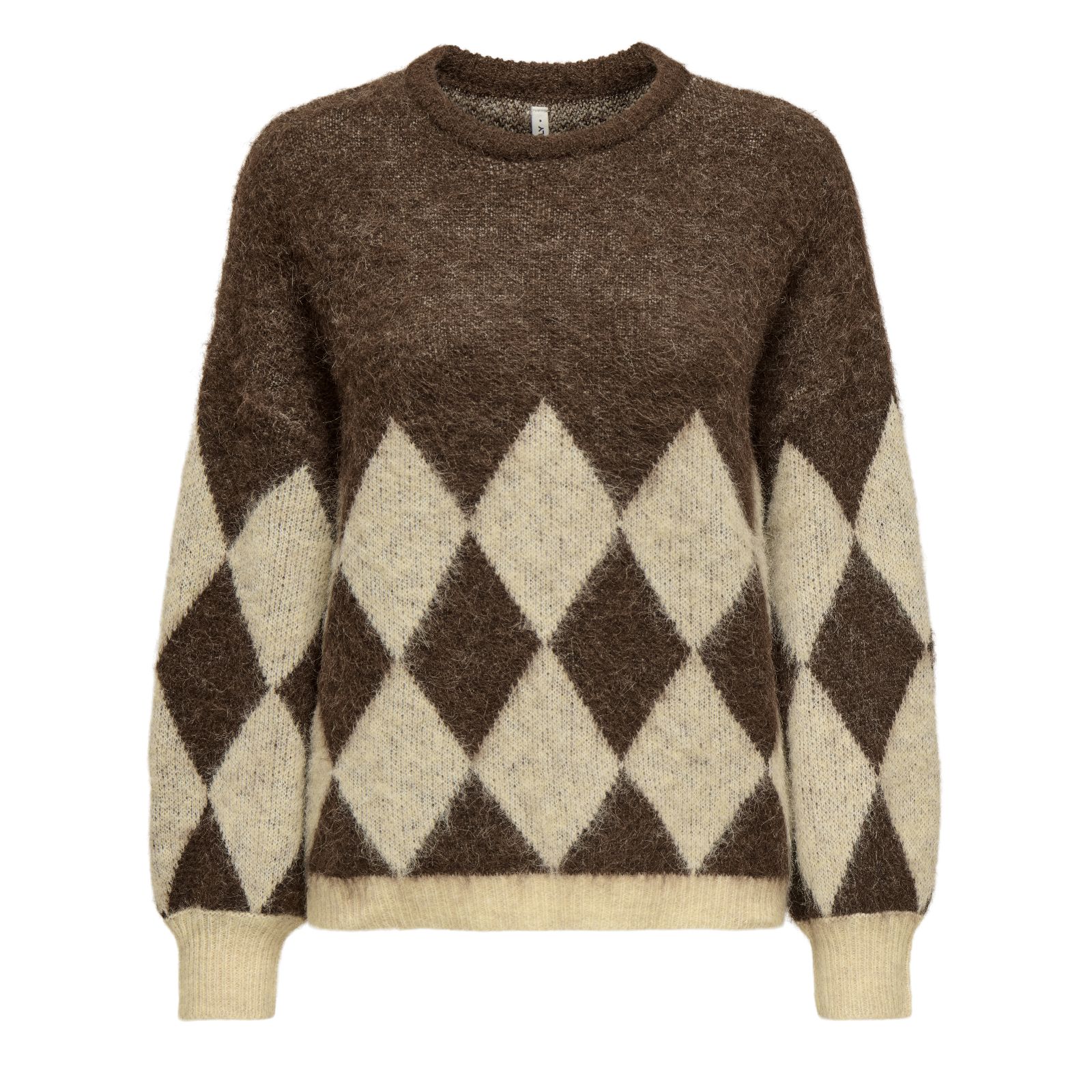 Only Noeme Argyle Knitted Jumper