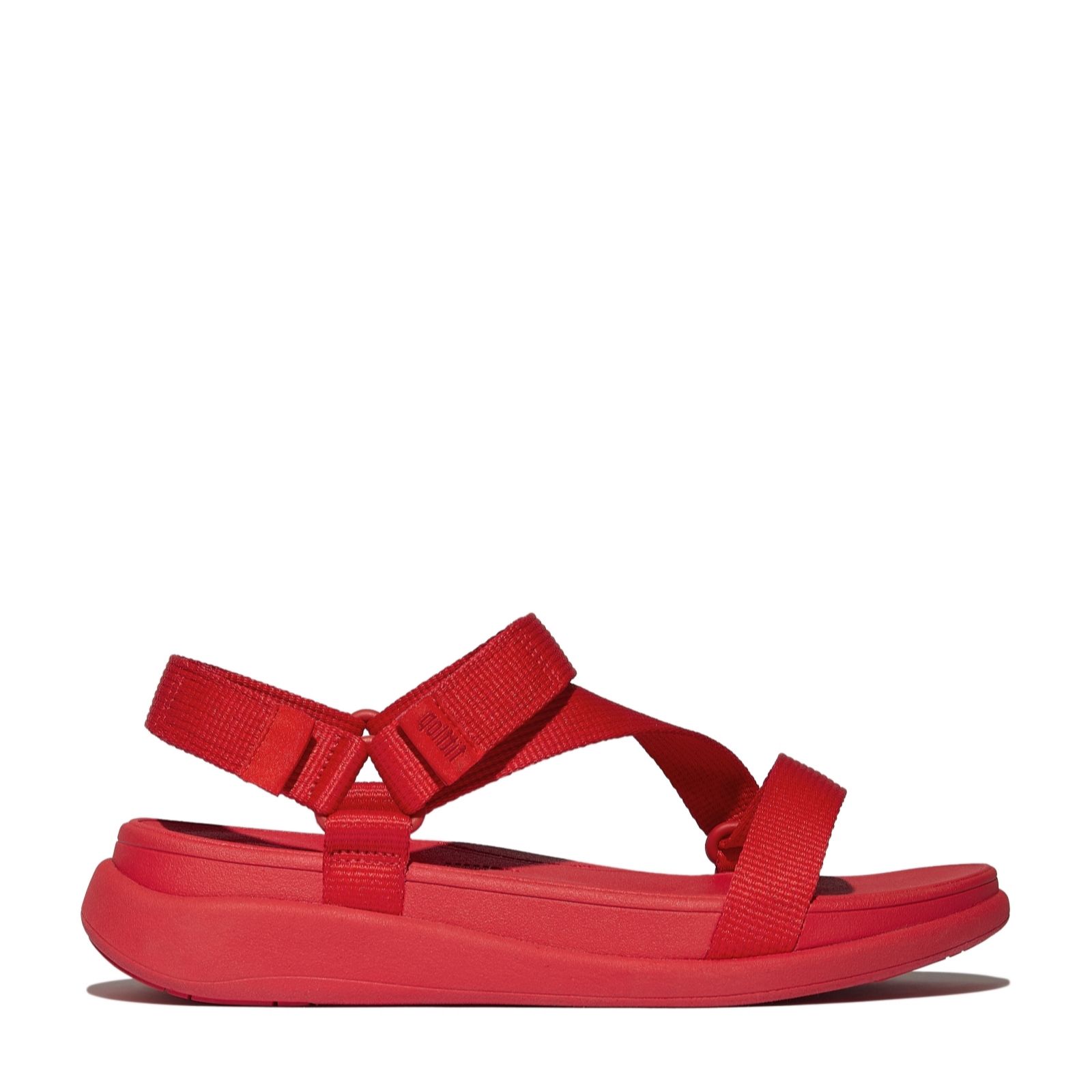 Outlet Fitflop F-mode Go Adj. Webbing Flatform Z-strap Sandals