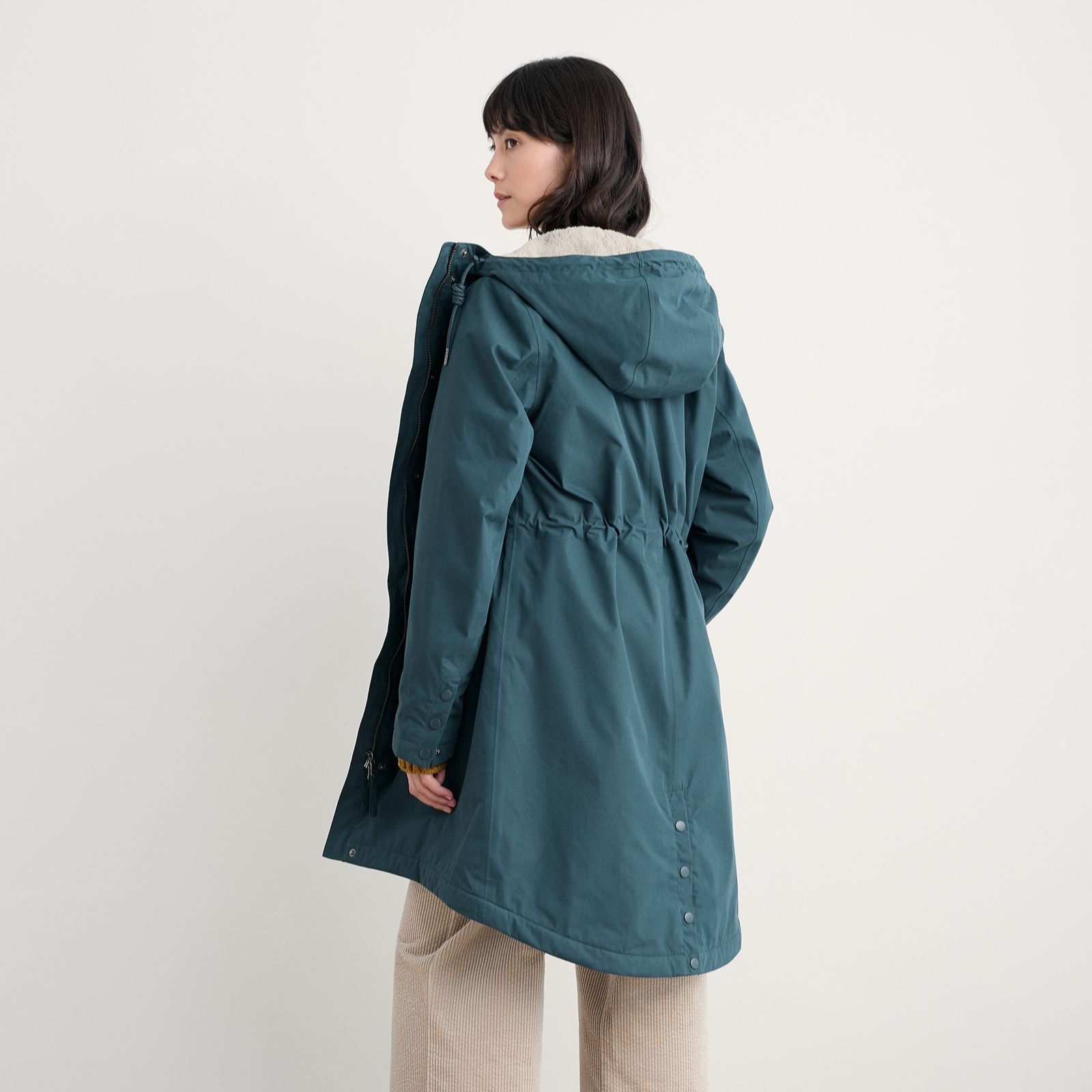 Seasalt Cornwall Plant Hunter Waterproof Coat Petite QVC UK