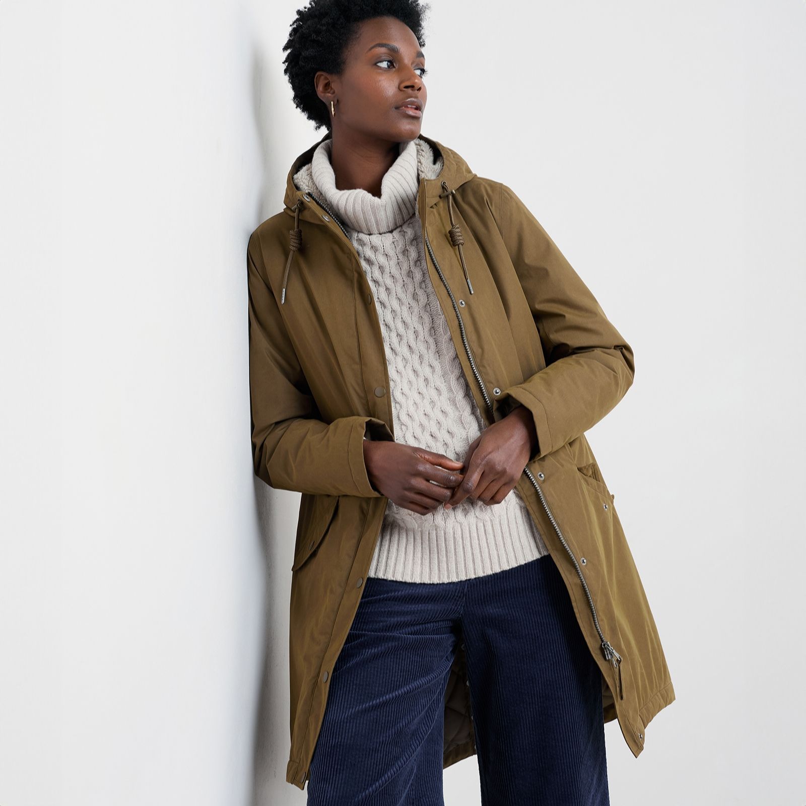 Seasalt Cornwall Plant Hunter Waterproof Coat Petite