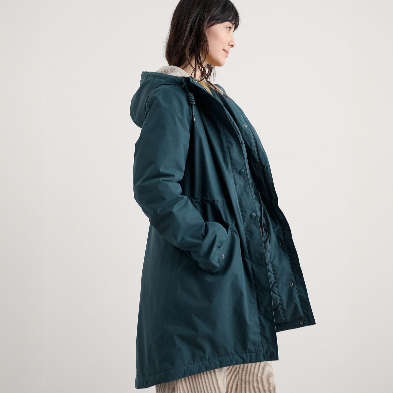 Seasalt Cornwall Plant Hunter Waterproof Coat Petite